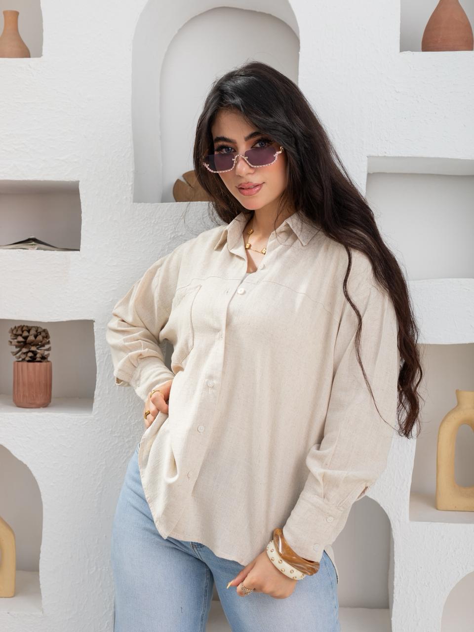 Elin shirt in beige