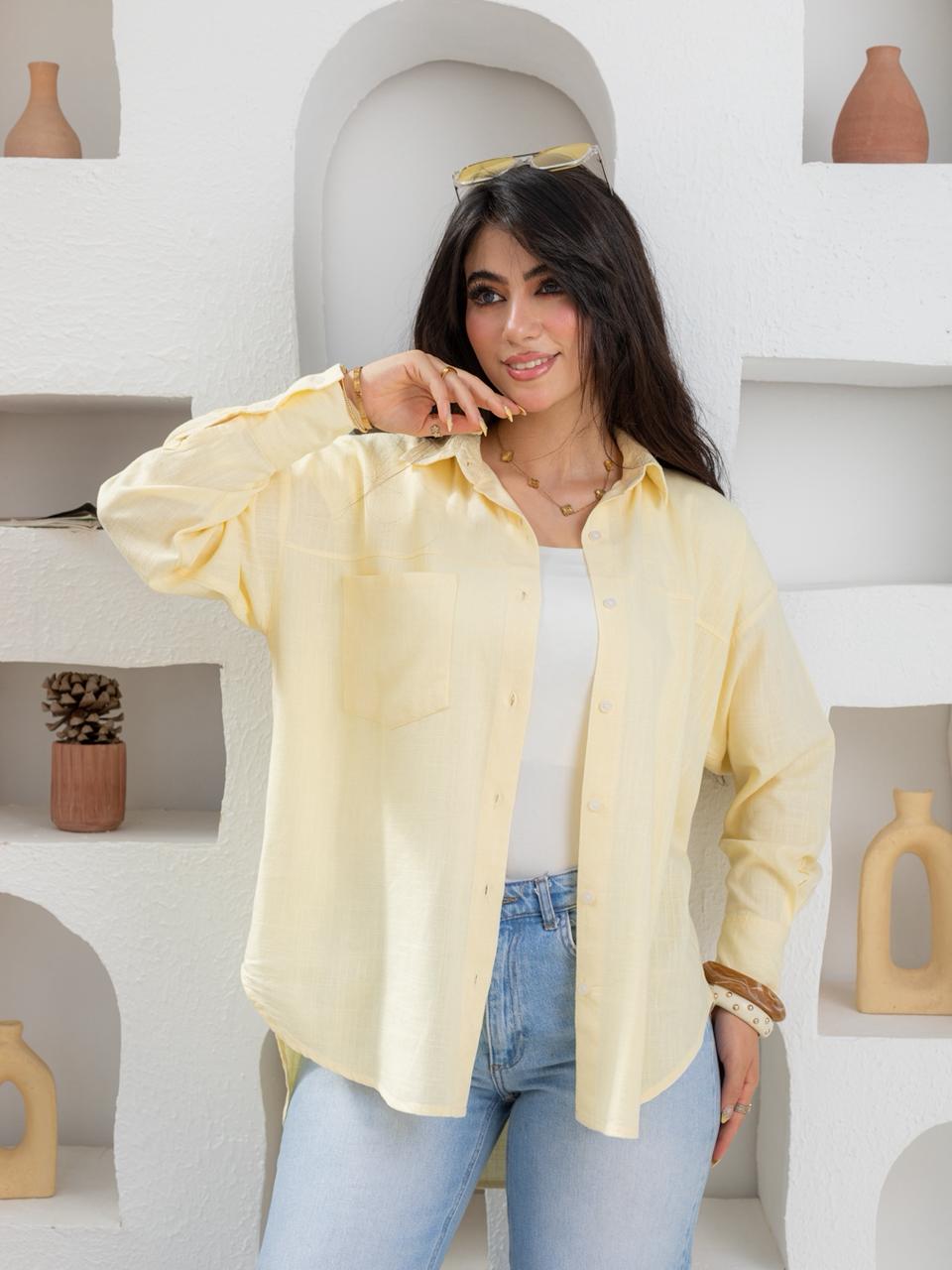Elin shirt in yellow