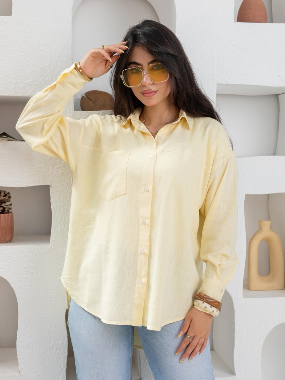 Elin shirt in yellow