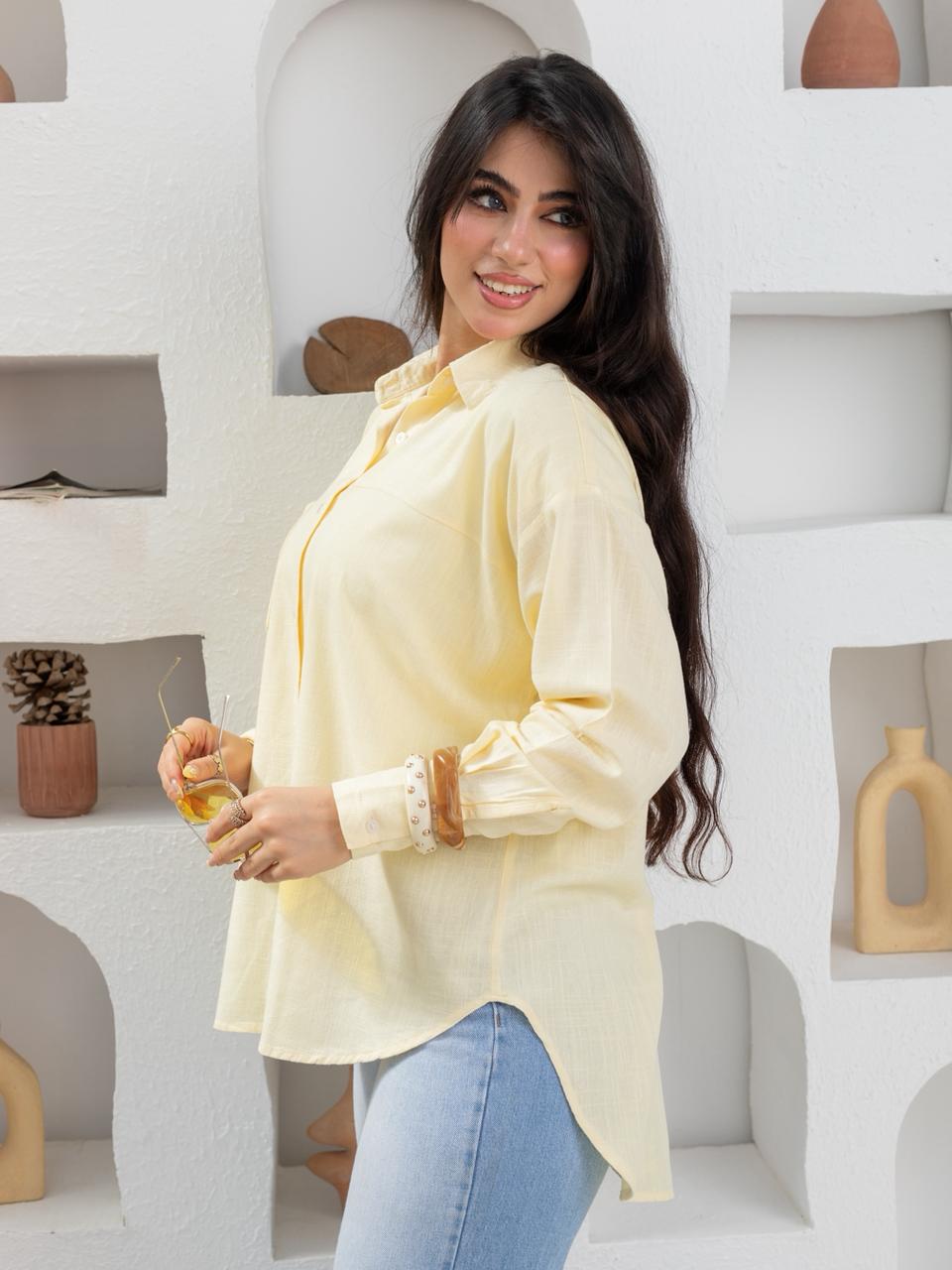 Elin shirt in yellow