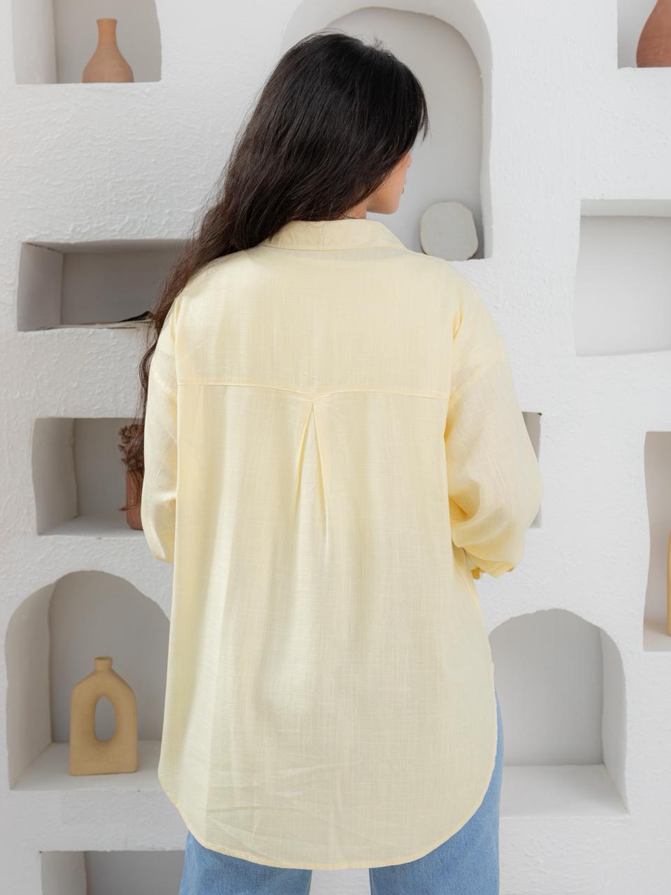Elin shirt in yellow