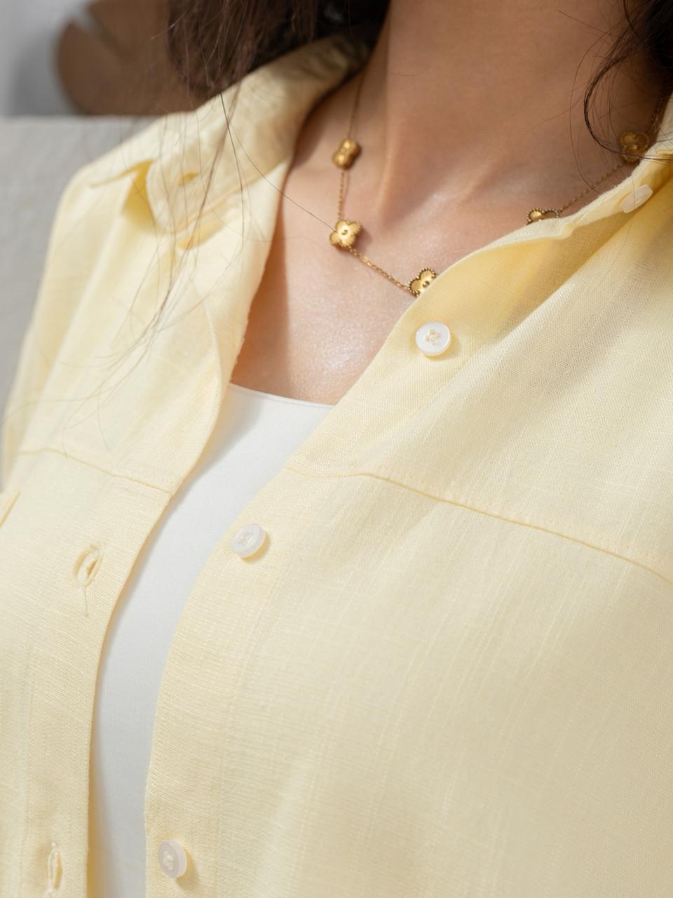Elin shirt in yellow