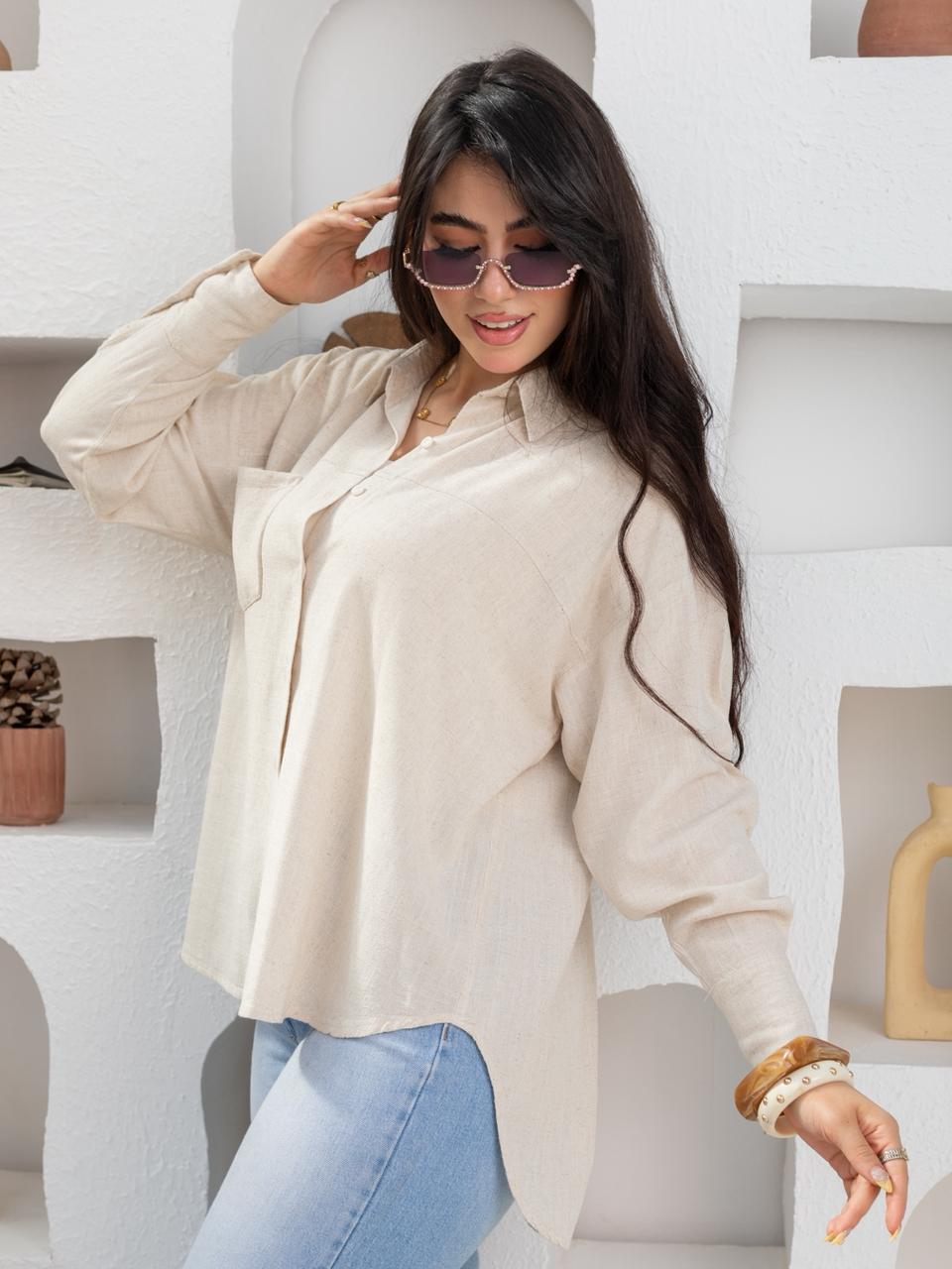 Elin shirt in beige