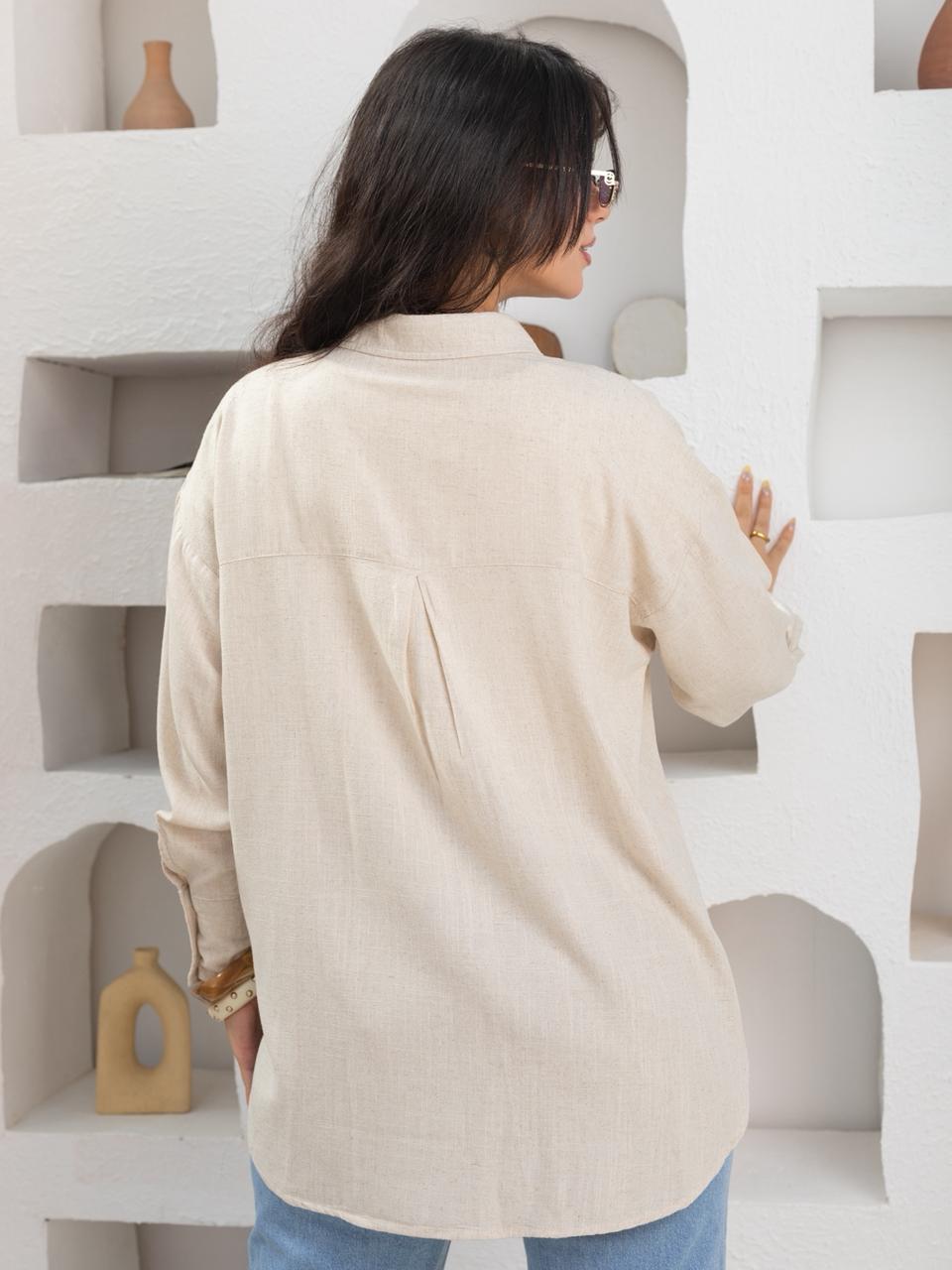 Elin shirt in beige