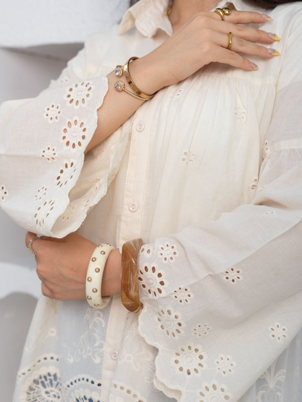 Bobai blouse in beige